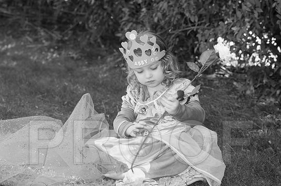 Abby Bday BW -28