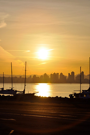 San Diego Marly Morning Skyline183