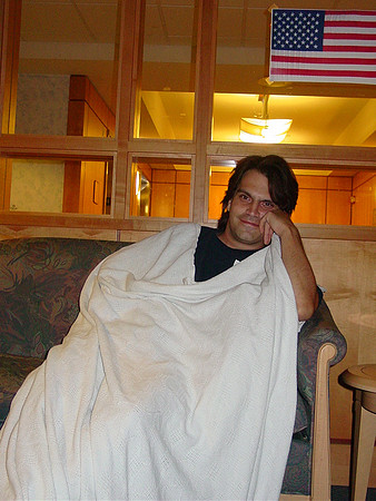 Tim smiles and waits!
