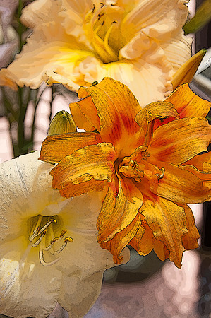 Lilies Poster Edge 2