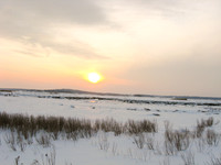 Plum Island Winter Sunset