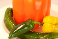 Veggie shots  peppers crop11